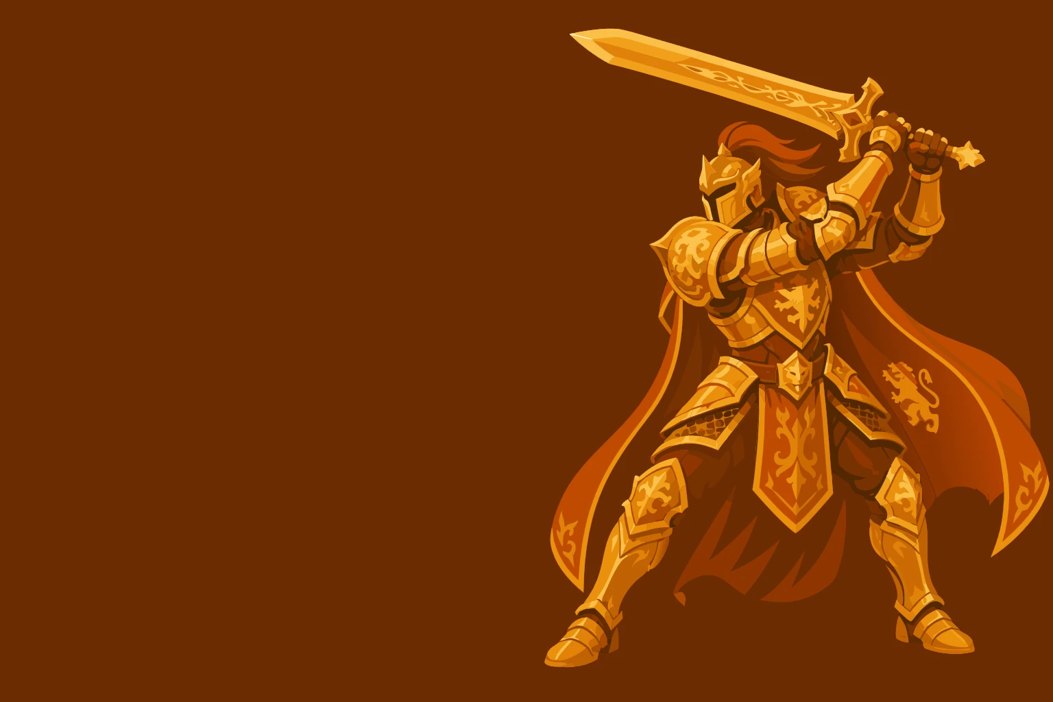 AI-generated fantasy warrior character art
