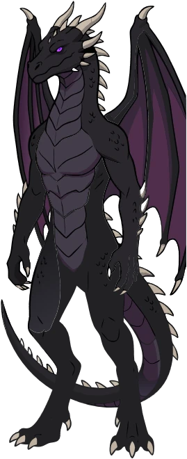 Dark fantasy dragon