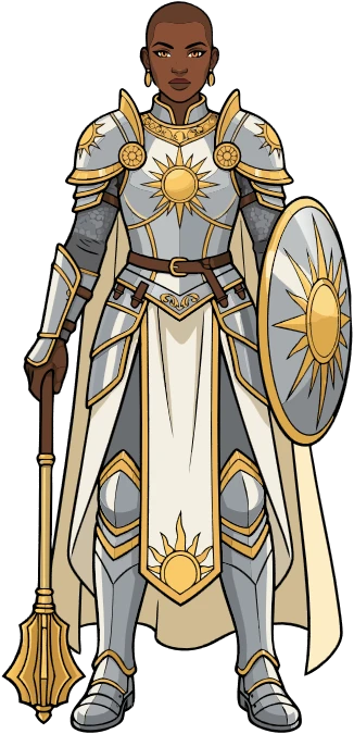 High fantasy paladin