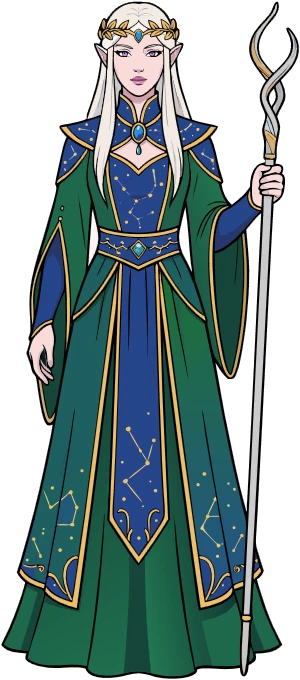 High fantasy spellcaster