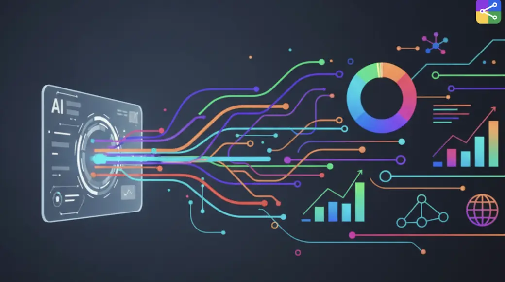 AI SVG infographic generator illustration