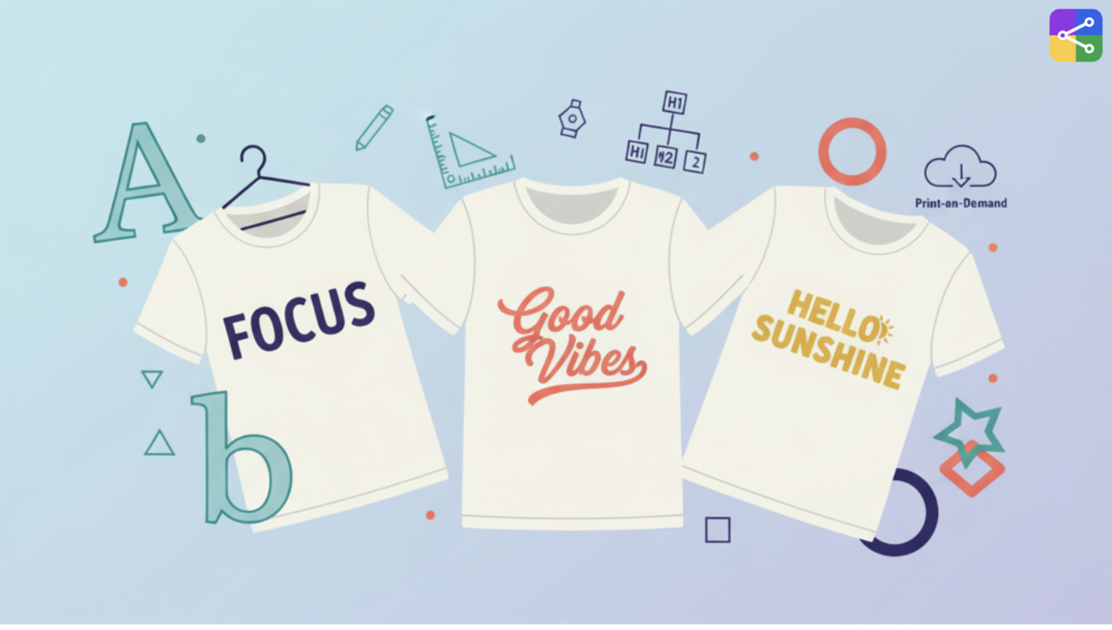 Fonts and Typography for T-Shirt Designs