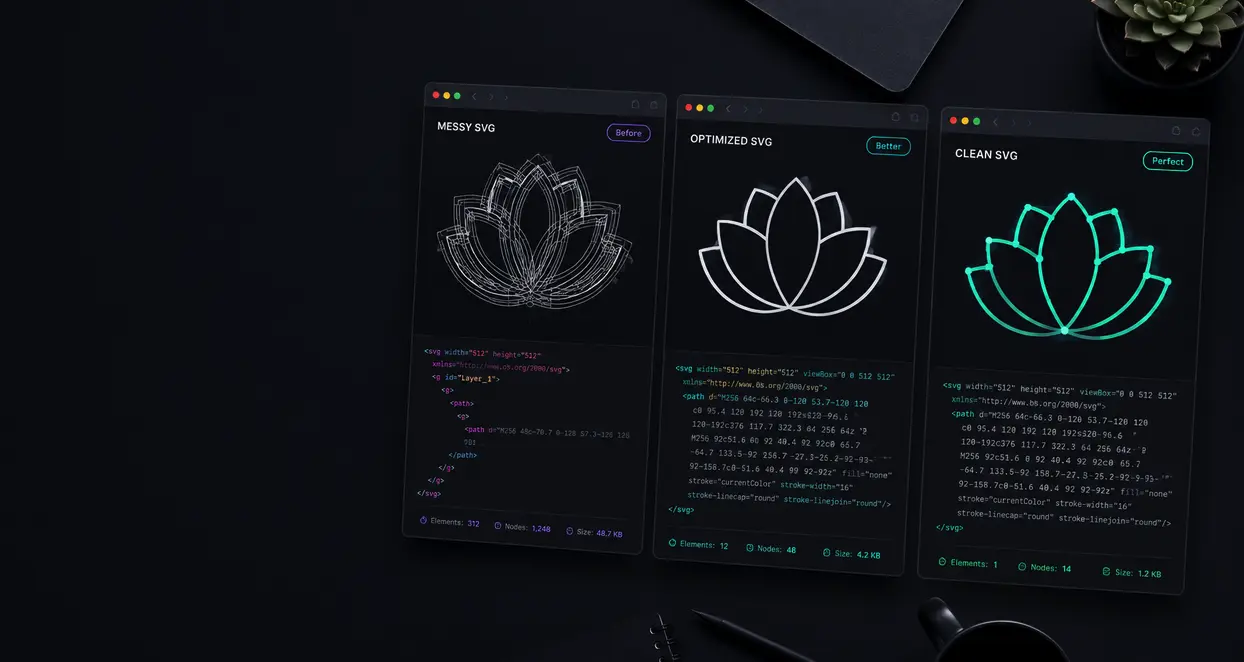 Figma SVG Export vs SVGOMG vs SVGMaker: Which Gives the Cleanest Production-Ready SVG?