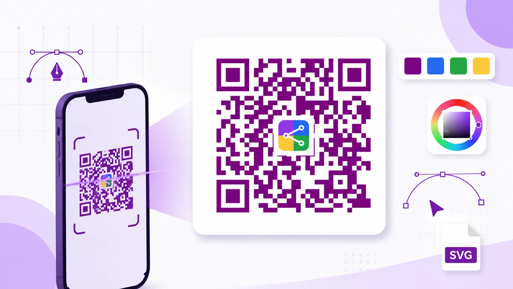 How to create a Custom QR Code using SVGMaker
