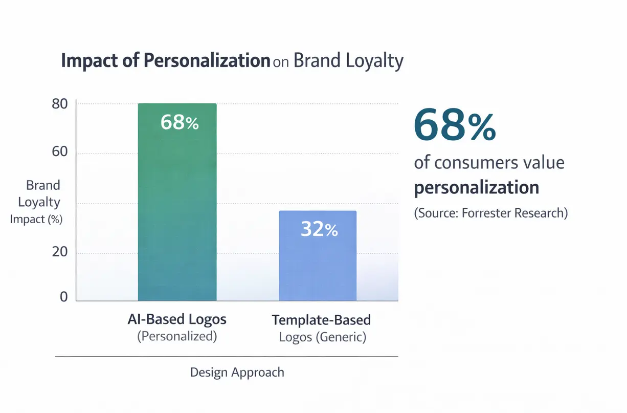 AI vs Template Based Logo Makers
