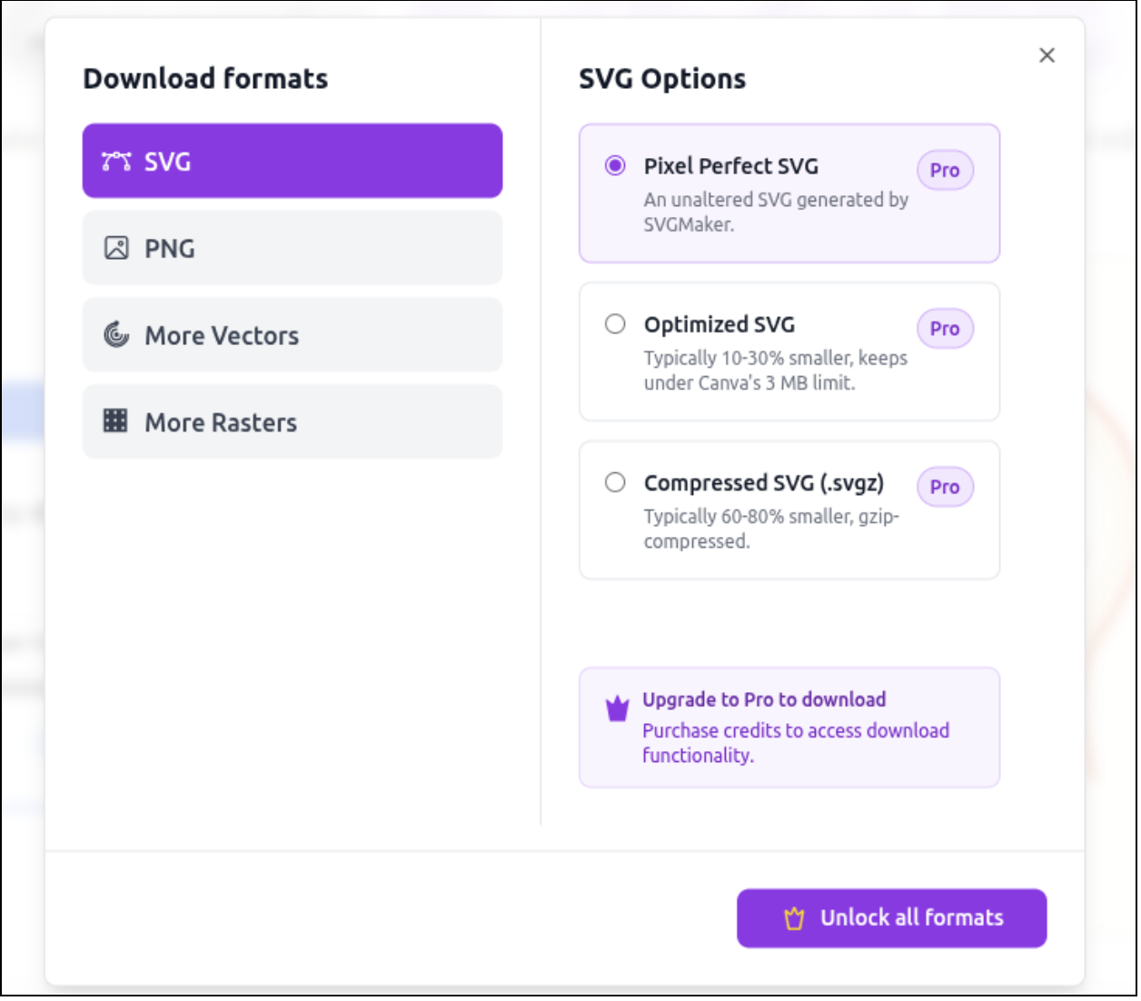 Step 3: Saving and exporting SVG files