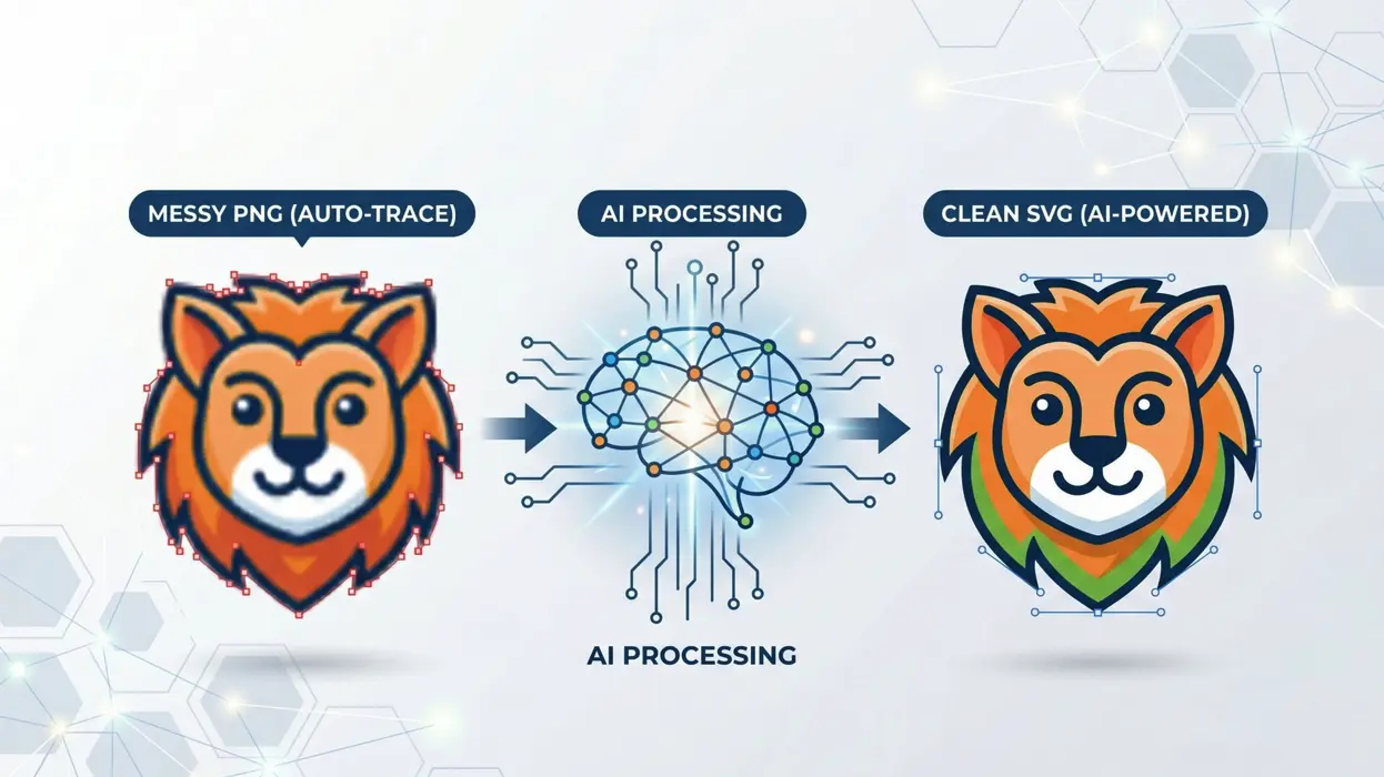 PNG to SVG AI Guide: Create Clean, Editable Vectors Without Messy Tracing