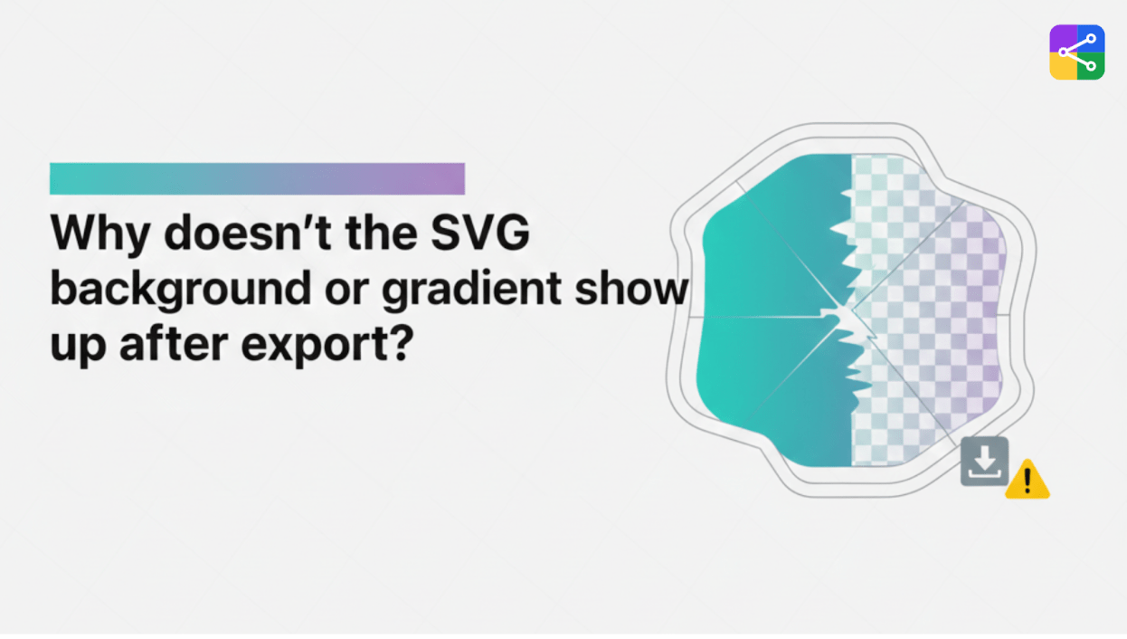 SVG gradient and background export issues - hero illustration