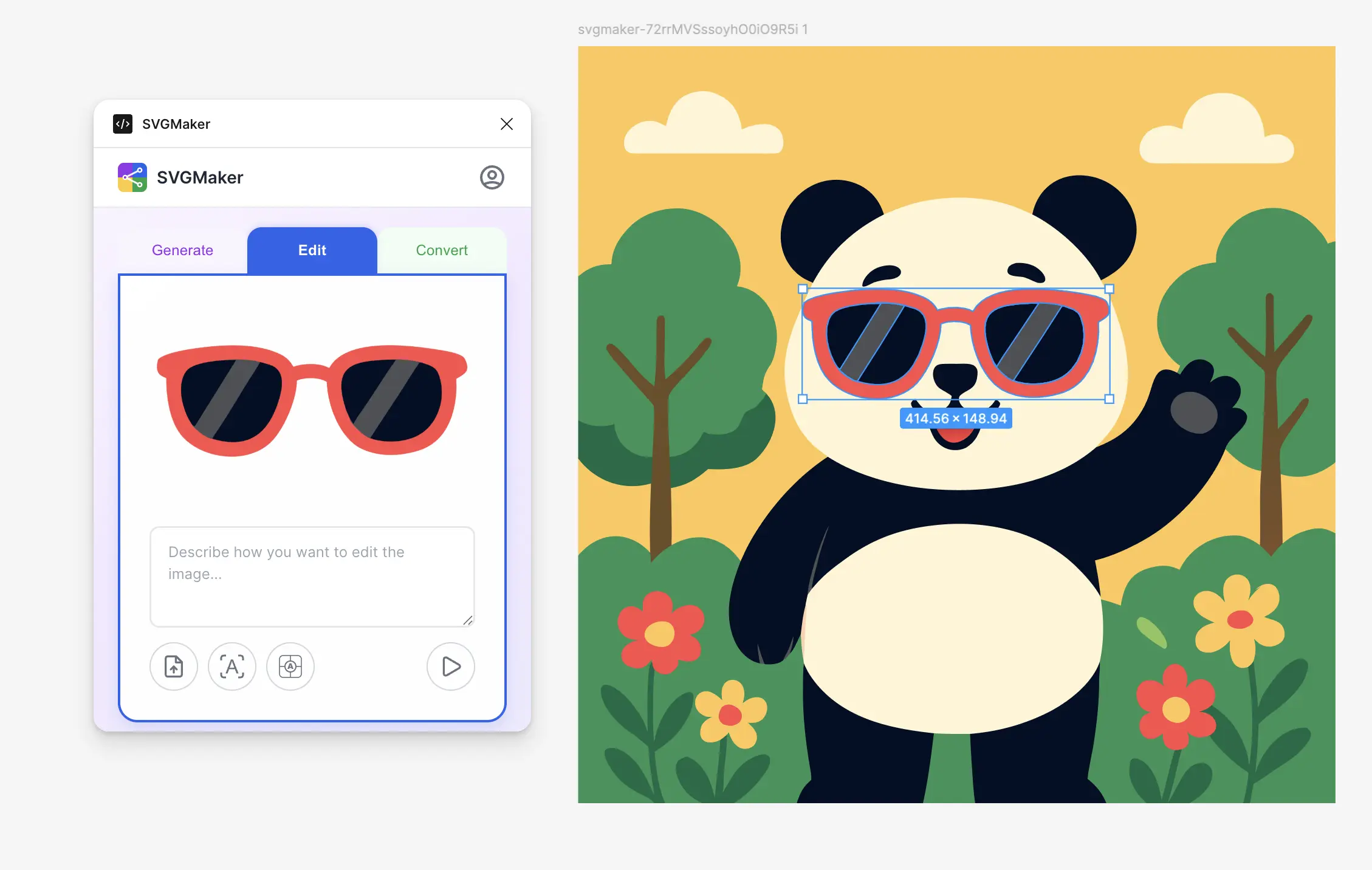Editing AI-generated SVG in Figma